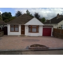 block paved driveway outside surrey bungalow